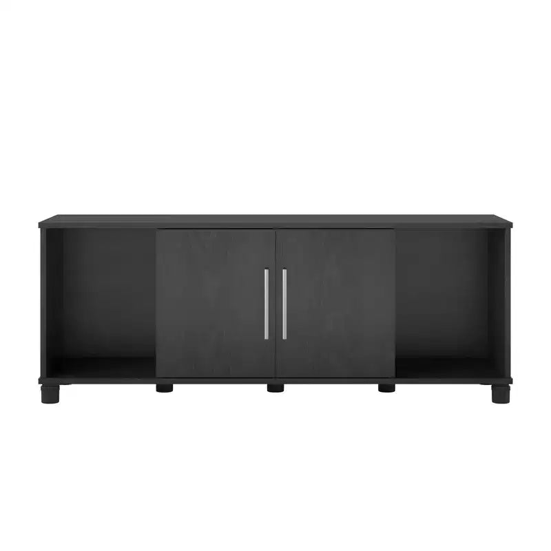 Banc de rangement à chaussures en bois Elmbrook GDFStudio avec quatre compartiments de rangement