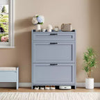 Meuble à chaussures pivotant moderne, Rangement peu encombrant pour entrées, Durable et élégant, Montage facile, Idéal pour les foyers occupés
