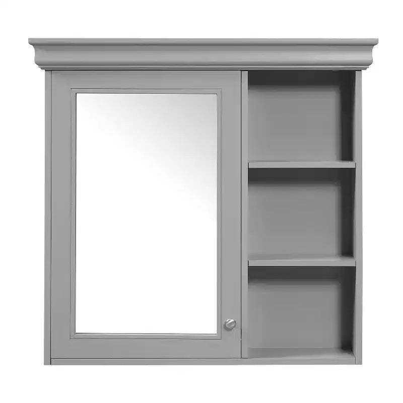 GDFStudio Bella 30 Armoire de toilette murale moderne avec miroir et 3 étagères