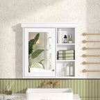GDFStudio Bella 30 Armoire de toilette murale moderne avec miroir et 3 étagères