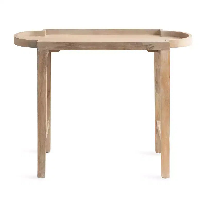 Table console Jovie en bois de Kate and Laurel, 38x14x30, Naturel