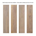 Table console Jovie en bois de Kate and Laurel, 38x14x30, Naturel