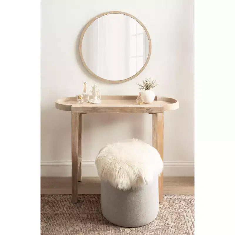 Table console Jovie en bois de Kate and Laurel, 38x14x30, Naturel