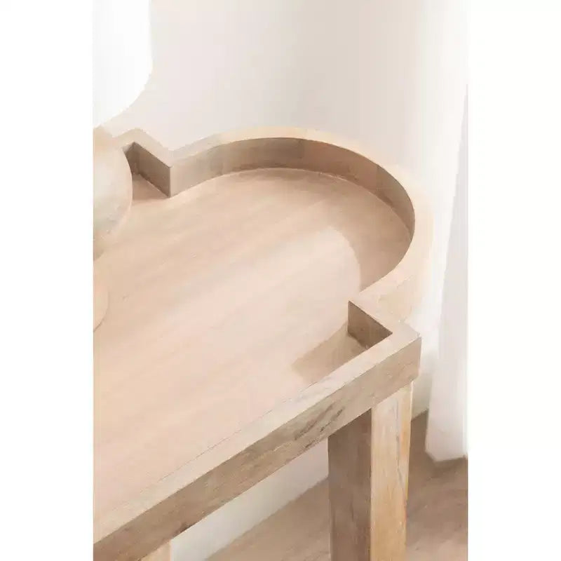 Table console Jovie en bois de Kate and Laurel, 38x14x30, Naturel