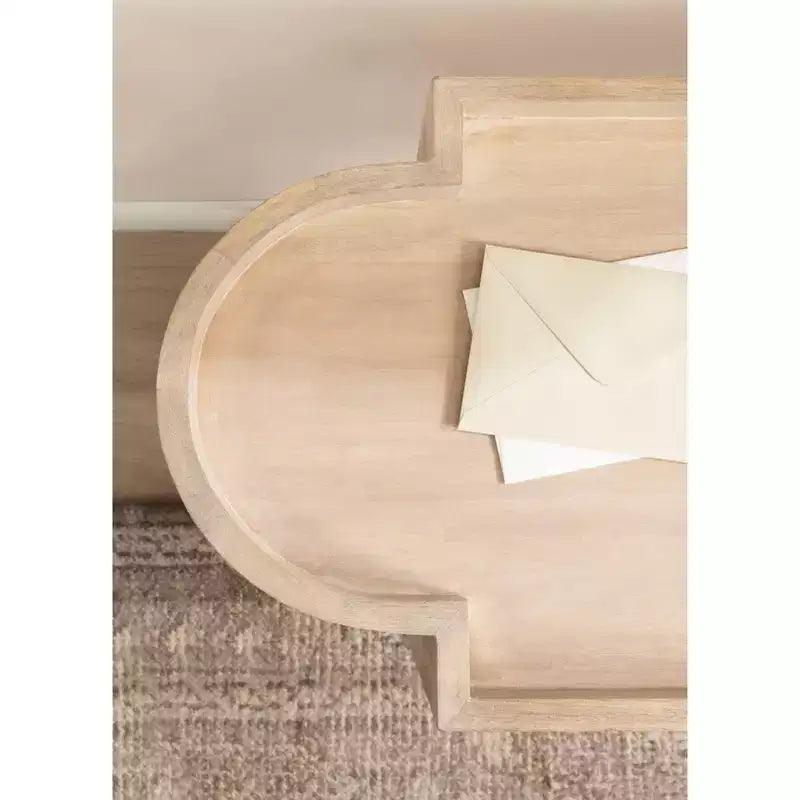 Table console Jovie en bois de Kate and Laurel, 38x14x30, Naturel