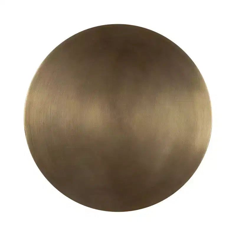 Table d'appoint en métal Zavalia par Kate and Laurel, 33x33x56 cm, Or