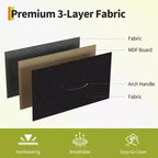 Commode longue de 63 po avec 12 tiroirs, meuble TV pour téléviseurs de 55/65/70 po, meuble TV commode en tissu pour chambre à coucher et salon, commode avec étagères ouvertes