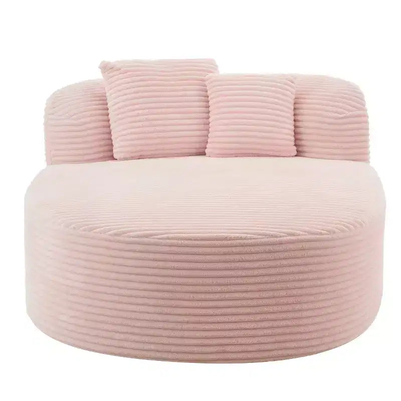 Canapé inclinable moderne 51, grand canapé-lit sans os en velours côtelé avec 2 oreillers pour salon ou appartement-Panipeachy
