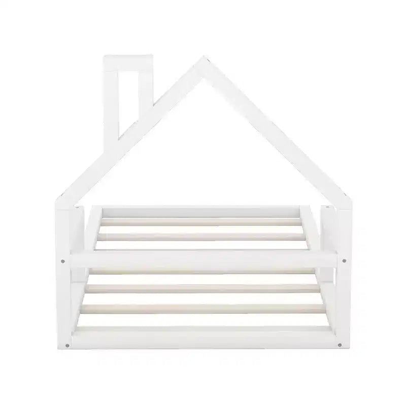 Lit avec tête de lit en forme de maison GDFStudio Donovan