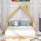 Lit avec tête de lit en forme de maison GDFStudio Donovan