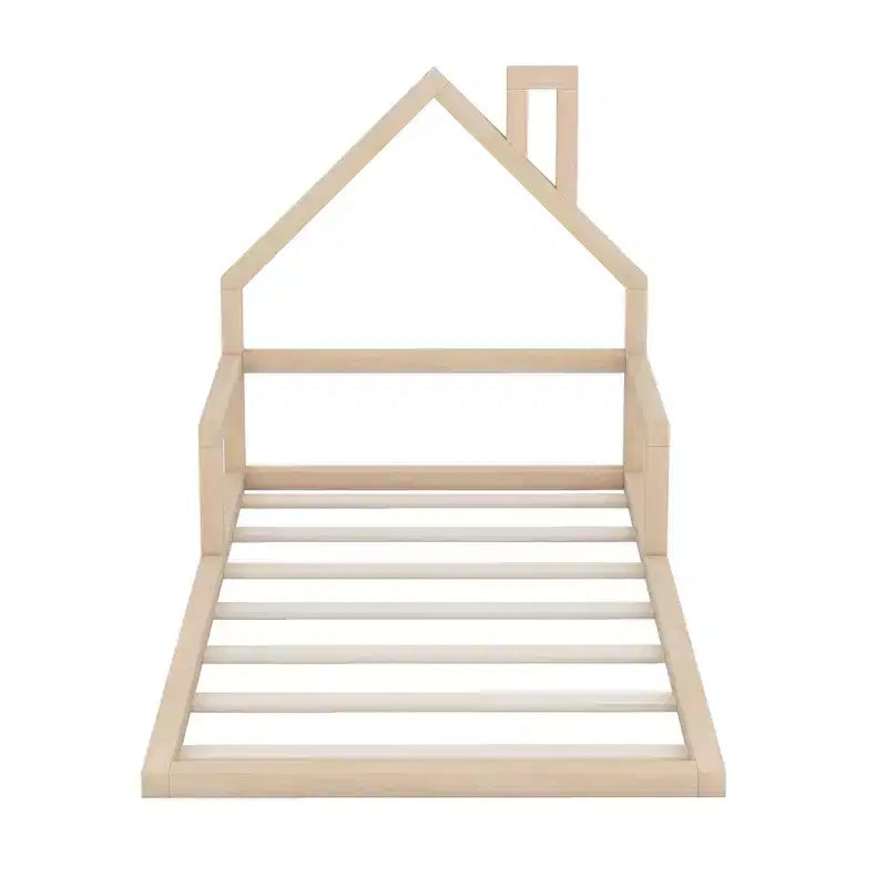 Lit avec tête de lit en forme de maison GDFStudio Donovan