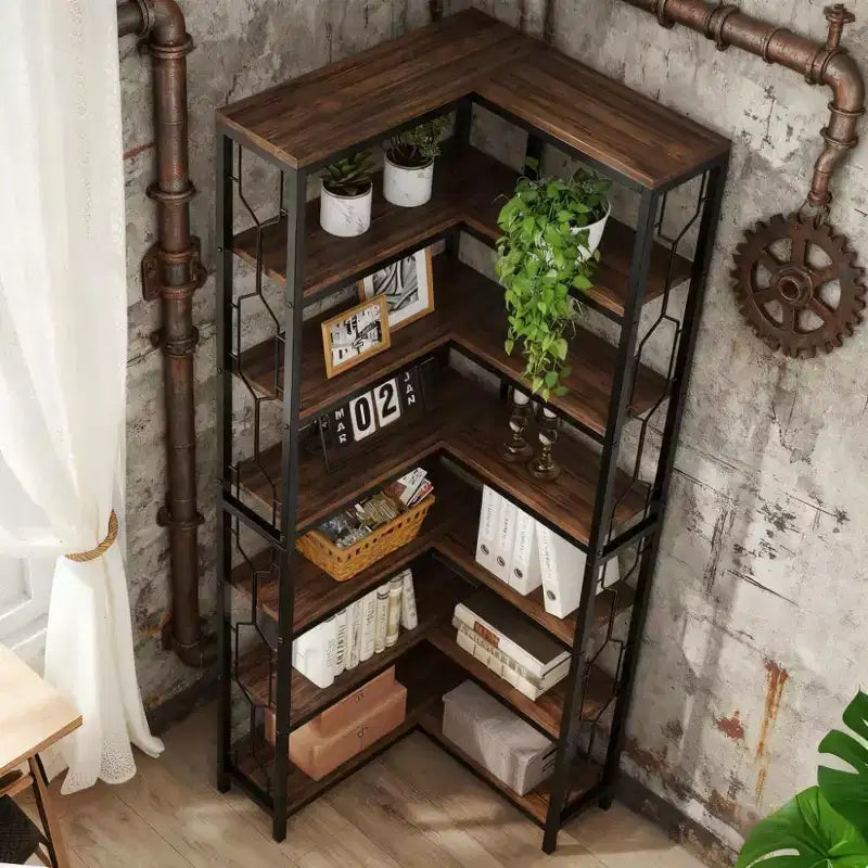 Étagère à 7 niveaux industrielle haute de 200 cm GDFStudio Mathilde