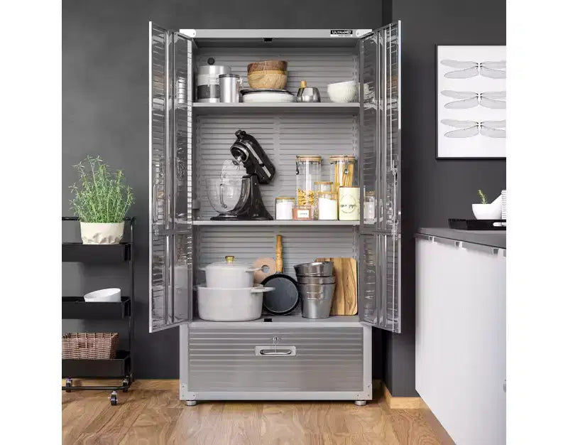 Armoire de rangement Seville Classics UltraHD avec tiroir inférieur, 36 L x 18 P x 72 H