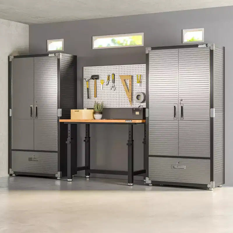Armoire de rangement Seville Classics UltraHD avec tiroir inférieur, 36 L x 18 P x 72 H