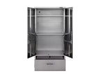 Armoire de rangement Seville Classics UltraHD avec tiroir inférieur, 36 L x 18 P x 72 H