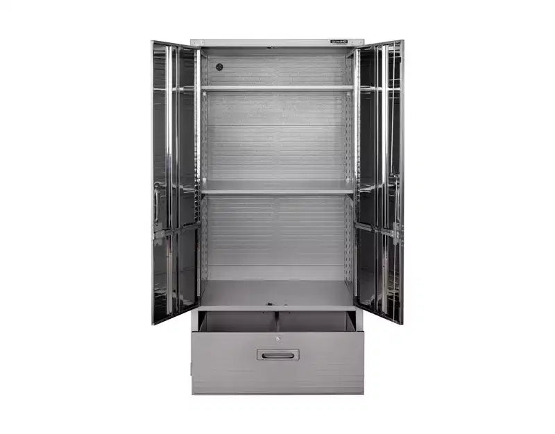 Armoire de rangement Seville Classics UltraHD avec tiroir inférieur, 36 L x 18 P x 72 H