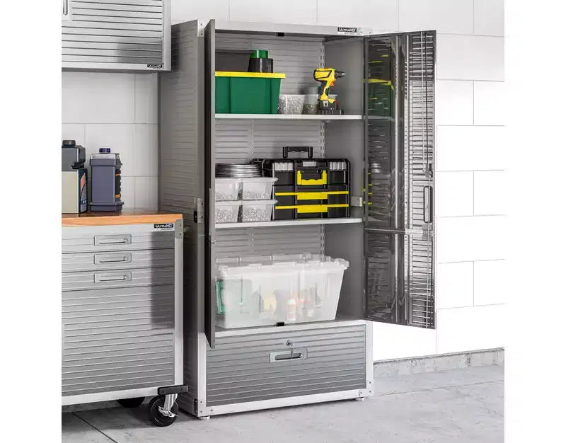 Armoire de rangement Seville Classics UltraHD avec tiroir inférieur, 36 L x 18 P x 72 H