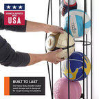 Range de rangement vertical mural Modern Innovations pour ballons (6 pièces)