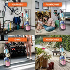 Range de rangement vertical mural Modern Innovations pour ballons (6 pièces)