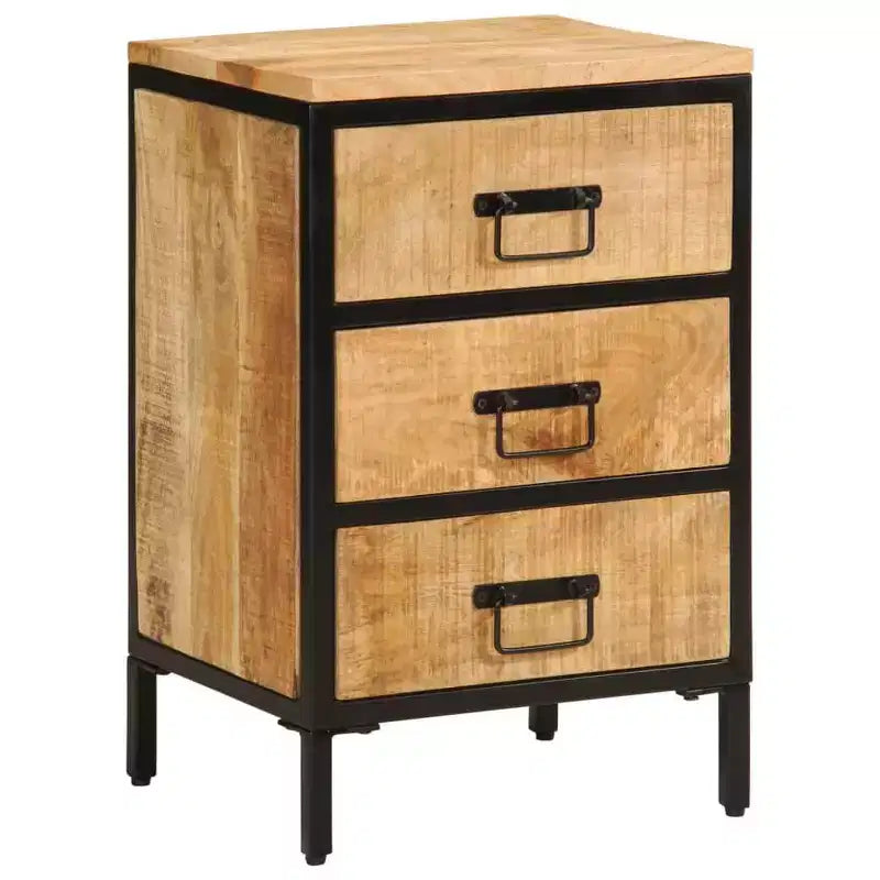 vidaXL Table de chevet Couleur bois naturel