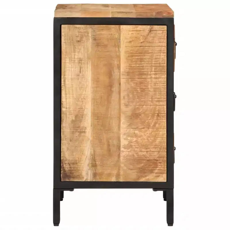 vidaXL Table de chevet Couleur bois naturel