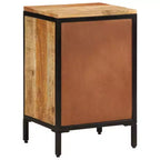 vidaXL Table de chevet Couleur bois naturel