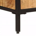 vidaXL Table de chevet Couleur bois naturel