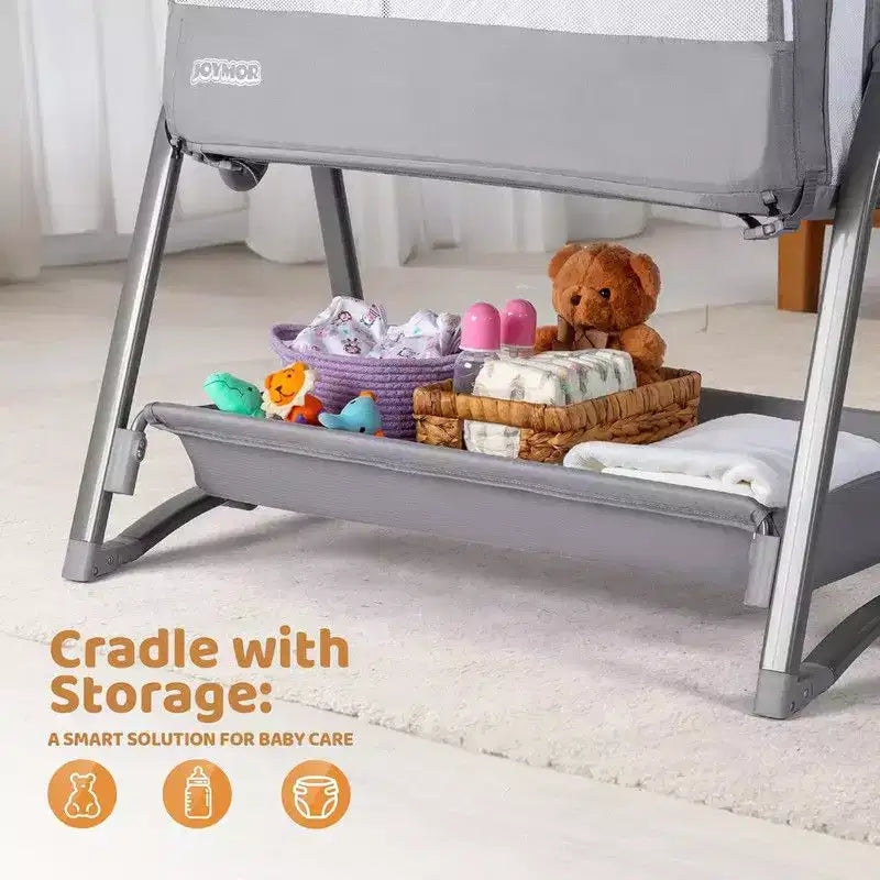 Lit Cododo Bébé 5 en 1 Karl Home Gris avec Table à Langer