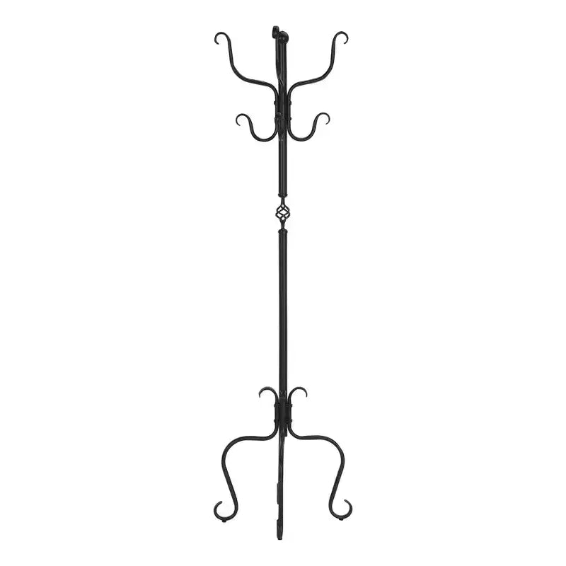 Clihome 74 Metal Freestanding Coat Rack 8 Hooks Hall Tree Entryway Bedroom