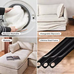 Anabei Pouf Modulaire Lavable | Siège Memorix+