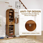 Meuble de rangement pour chaussures hautes et étagère ELECWISH