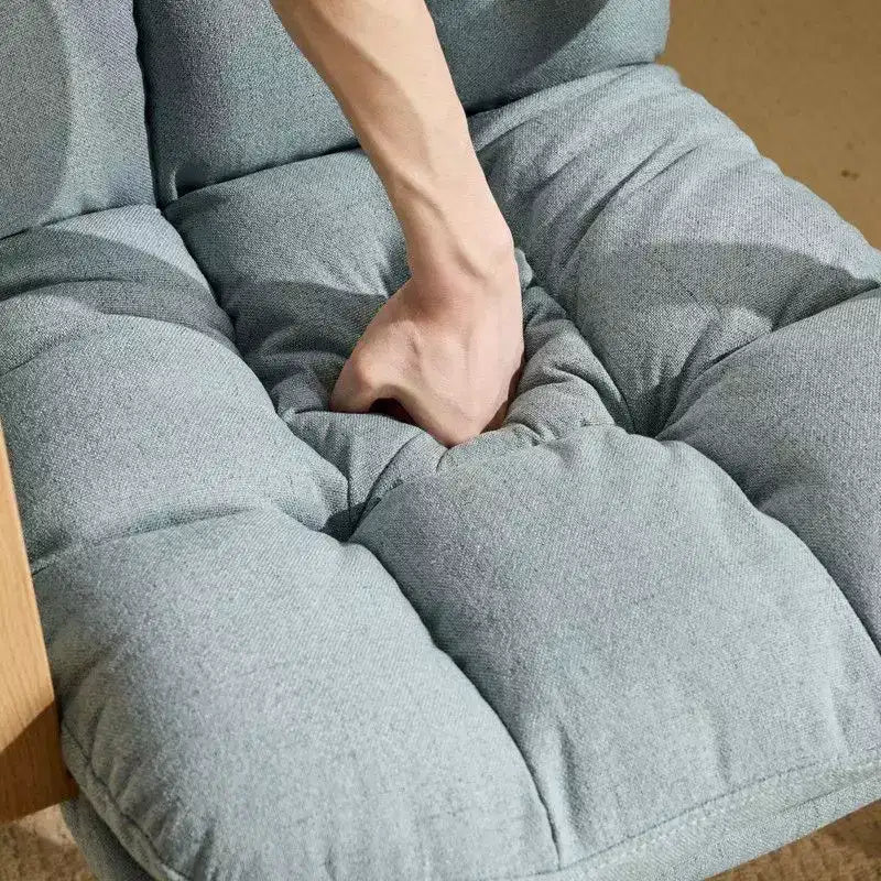 Karl Home Fauteuil moderne rembourré, chaise de bureau ergonomique avec hauteur réglable, pivotant à 360°, roulettes, chaise d'appoint coiffeuse