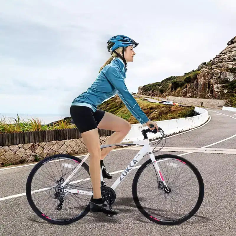 Vélo NAYSAYE 27,5 pouces 3x8/24 vitesses, freins à disque, cadre en aluminium, pour hommes et femmes, adolescents et adultes, pour le cyclisme urbain, 67,32 x 14,56 x 39,37