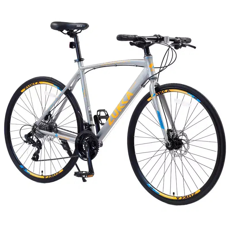 Vélo NAYSAYE 27,5 pouces 3x8/24 vitesses, freins à disque, cadre en aluminium, pour hommes et femmes, adolescents et adultes, pour le cyclisme urbain, 67,32 x 14,56 x 39,37