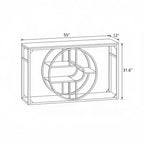 Meuble d'aquarium en métal avec prises de courant, armoire de rangement pour accessoires d'aquarium – Convient pour support d'aquarium, terrarium de tortue, de reptile
