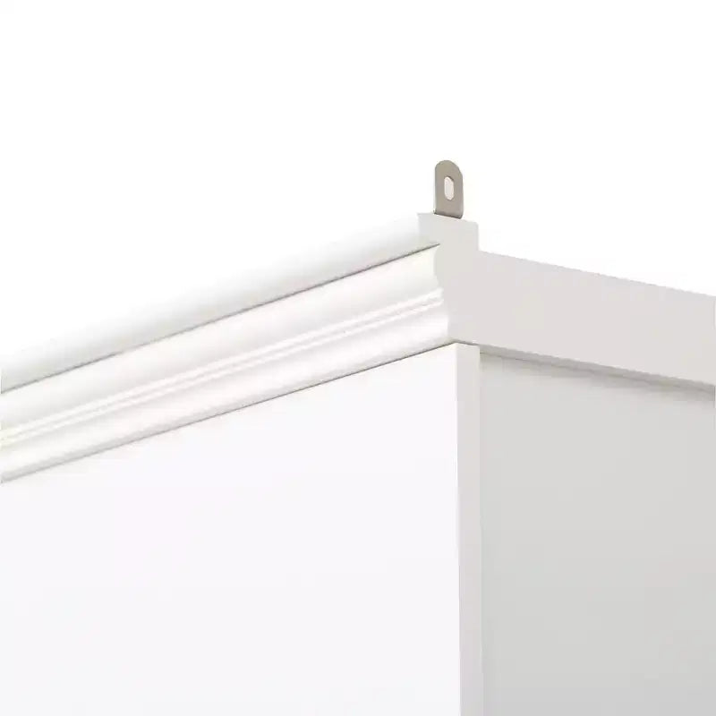 Bibliothèque et vitrine 3 pièces de 199,9 cm de haut avec éclairage 5 couleurs, étagères en verre trempé