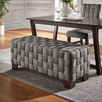 Banc Arvo en noyer tissé – iNSPIRE Q