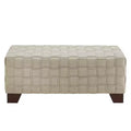 Arvo Walnut Finish Woven Bench - iNSPIRE Q