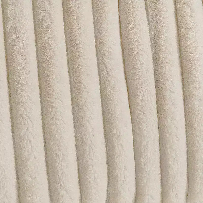 Pouf Louth Wale en velours côtelé et demi-lune - iNSPIRE Q