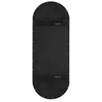 Miroir ovale Uttermost Varina 60 x 22 avec cadre noir
