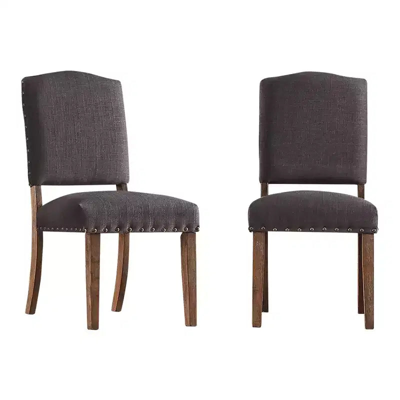 Chaises de salle à manger capitonnées Cobble Hill (lot de 2) - iNSPIREQ