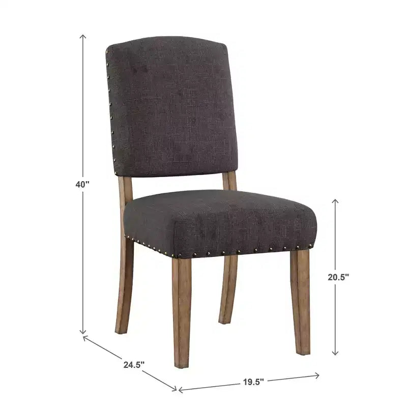 Chaises de salle à manger capitonnées Cobble Hill (lot de 2) - iNSPIREQ