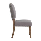 Chaises de salle à manger capitonnées Cobble Hill (lot de 2) - iNSPIREQ