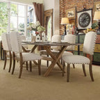 Chaises de salle à manger capitonnées Cobble Hill (lot de 2) - iNSPIREQ