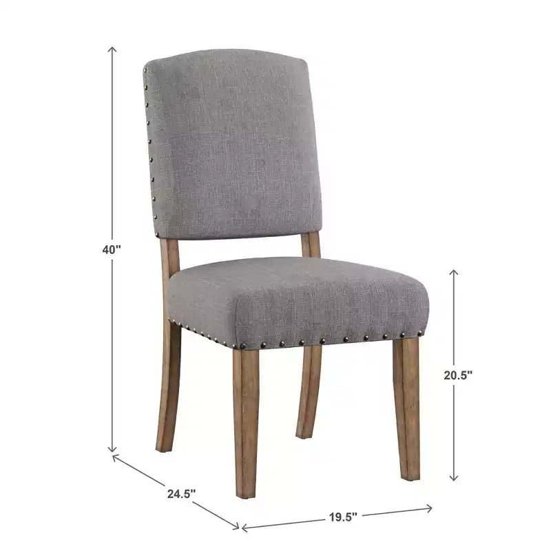 Chaises de salle à manger capitonnées Cobble Hill (lot de 2) - iNSPIREQ