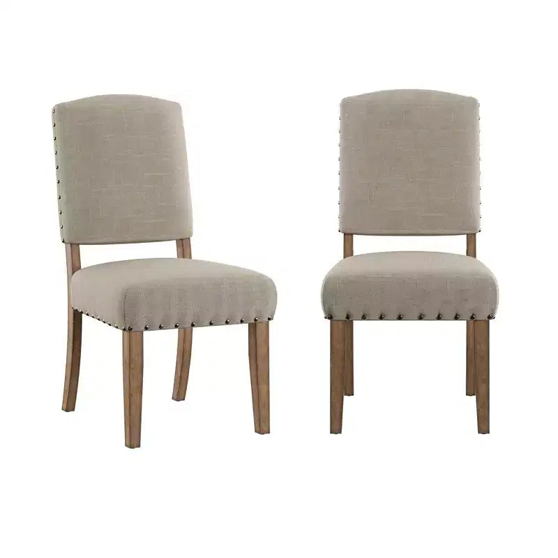 Chaises de salle à manger capitonnées Cobble Hill (lot de 2) - iNSPIREQ