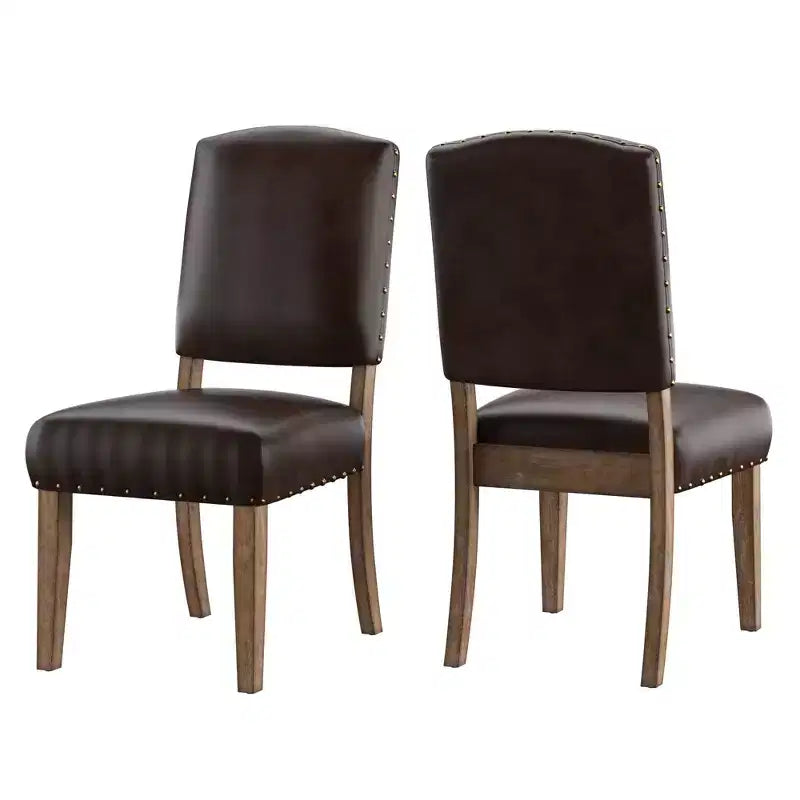Chaises de salle à manger capitonnées Cobble Hill (lot de 2) - iNSPIREQ