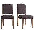 Chaises de salle à manger capitonnées Cobble Hill (lot de 2) - iNSPIREQ
