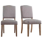 Chaises de salle à manger capitonnées Cobble Hill (lot de 2) - iNSPIREQ