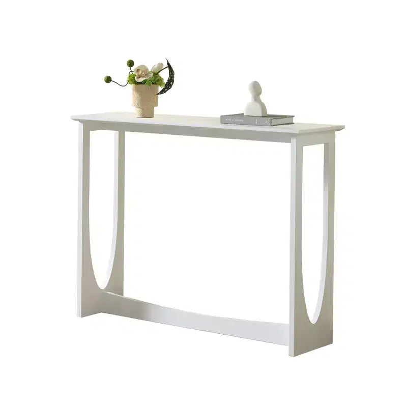 Kings Brand Furniture Console Table étroite 2 niveaux rectangulaire moderne Table de canapé pour entrée, couloir, salon